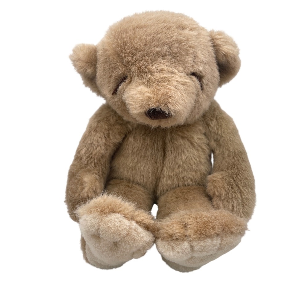 Vintage 1985 North American Bear Co Sleepy Binky Teddy Bear Plush Closed Eyes